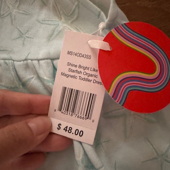 NWT MAGNETIC ME STARFISH ORGANIC COTTON DRESS
WI BOW Sz 2T - Picture 5 of 7